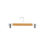 Cabide Madeira com Clip Metal x3 un