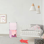 Cubos Modulares de Almacenamiento Blanco/Rosa 2 uds