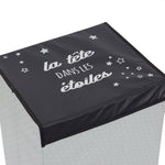 Cesta de ropa infantil gris