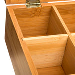 Caja Té Bambú 6 Compartimentos