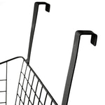 Cesta para Pendurar Porta Metal Preto