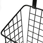 Cesta para Pendurar Porta Metal Preto