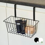 Cesta para Pendurar Porta Metal Branco