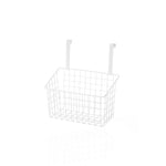 Cesta para Pendurar Porta Metal Branco