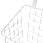 Cesta para Pendurar Porta Metal Branco