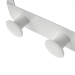 Cabide de Porta com 4 Ganchos Branco