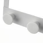 Cabide de Porta com 4 Ganchos Branco