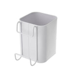 Organizador de cocina de pared de metal blanco
