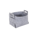 Cesta de fieltro gris HKH