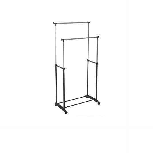 HKH Cabide Duplo de Metal com Rodas
