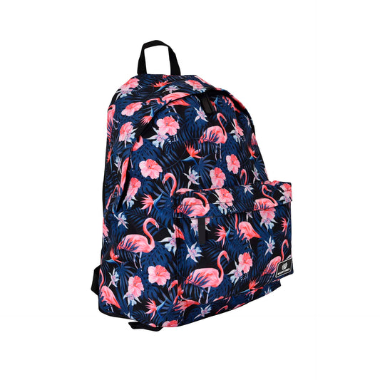 Ambar Mochila Black Tropical Moonflower
