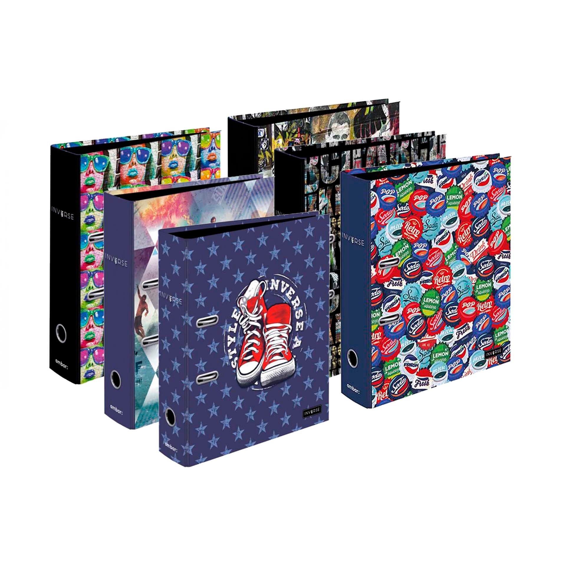 Portada Ambar A4 Lomo Ancho Inverso Colores Surtidos