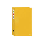 Carpeta archivadora ámbar lomo estrecho amarillo