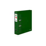 Carpeta archivadora lomo ancho ámbar verde