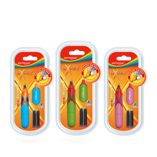 Keyroad Blister Mini Caneta Roller 0,7 mm + 2 Recargas