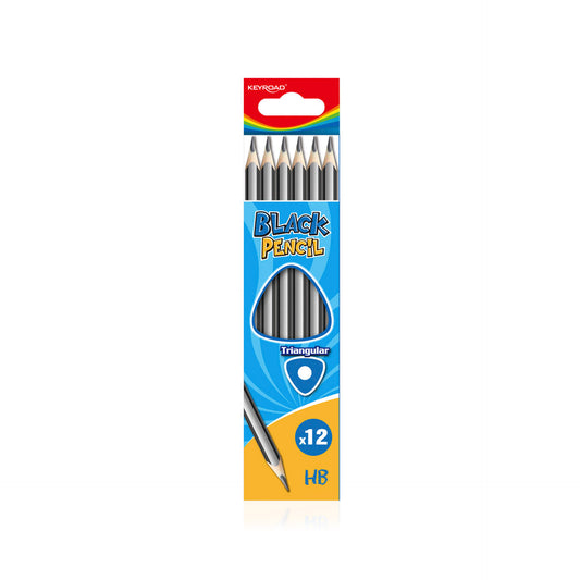 Keyroad Caixa 12 Lápis Triangle HB