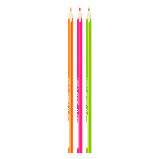 Keyroad Caixa 6 Lápis de Cor Neon 3,0 mm