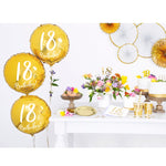 Vela Aniversário nº 8 Dourada 7 cm