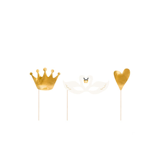 Pack 3 Adereços para Foto Cisne Sortido