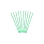 Pack 10 Palhas Verde Menta Papel 19,5 cm