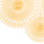 Pack 3 Rosetas Creme Papel Sortido 20-30 cm
