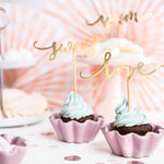 Pack 6 Palitos Decorativos para Cupcakes 13 cm