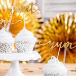 Pack 6 Palitos Decorativos para Cupcakes 13 cm