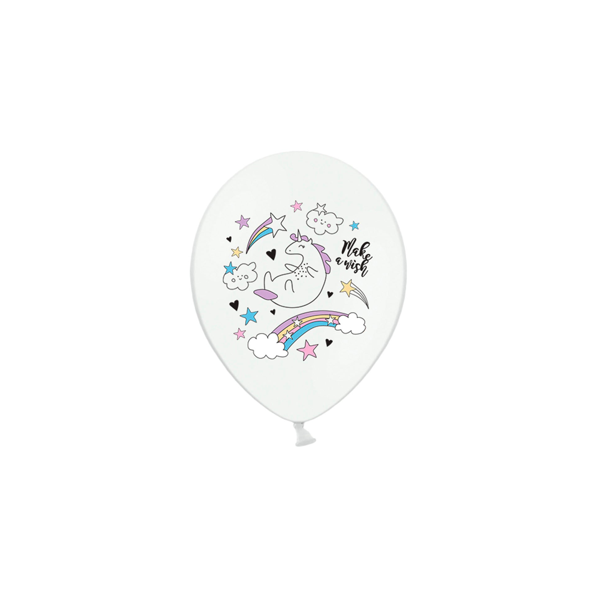 Pack 6 Globos Unicornio 30 cm