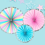 Pack 3 Rosetas Unicórnio Papel Sortido