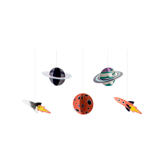 Pack 5 Figuras Decorativas Espaço para Pendurar