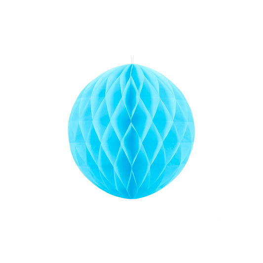 Bola Azul Decorativa em Papel 20 cm