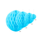 Bola Papel Azul Decorativa 20 cm