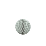 Bola Cinza Decorativa em Papel 10 cm