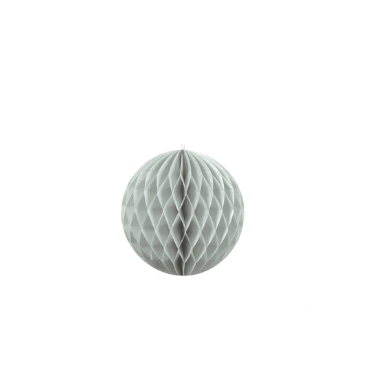Bola Cinza Decorativa em Papel 10 cm