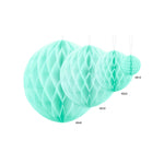 Bola Menta Decorativa em Papel 10 cm