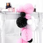 Bola decorativa de papel blanco 20 cm