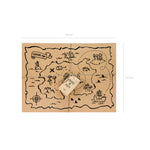Pack 30 Individuais Festa Pirata 40 x 30 cm