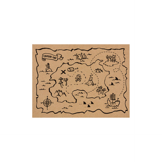 Pack 30 Individuais Festa Pirata 40 x 30 cm