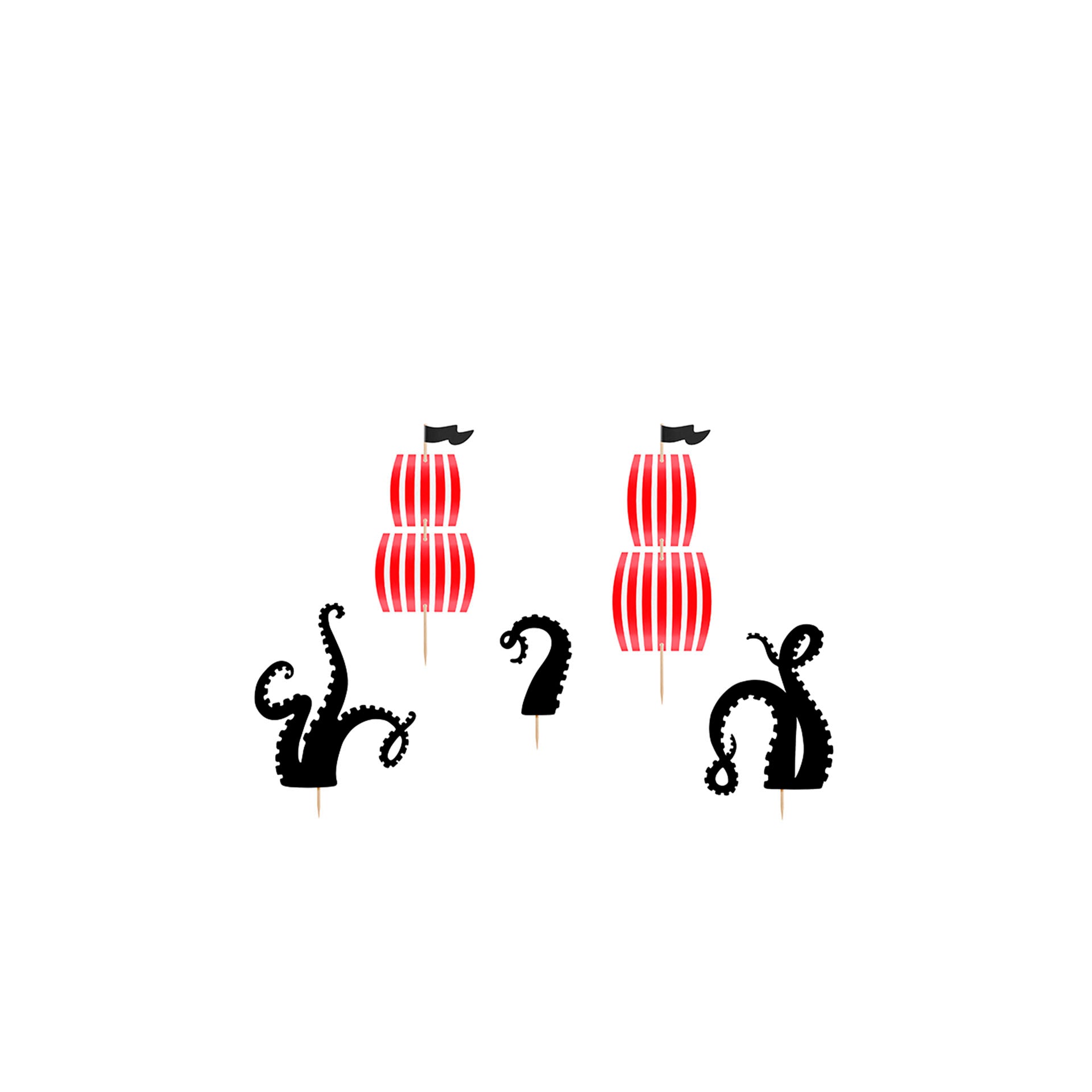 Adereços Chapéus Piratas Festa 5 un