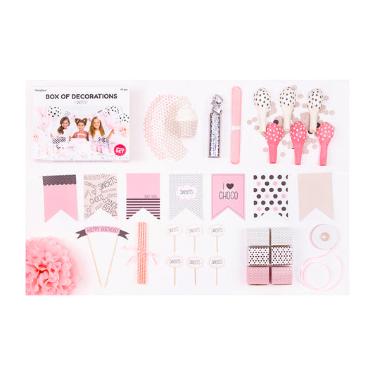Decorações para festas - Doces 47 pçs