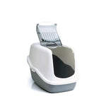 Beeztees WC para Gato Nestor Cinzento/Branco