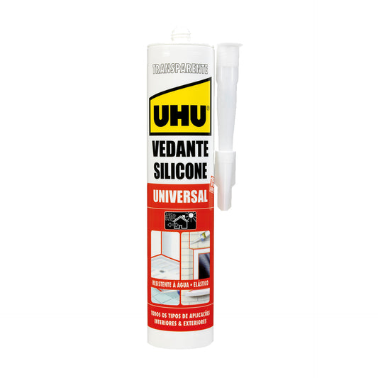 UHU Silicone Universal Transparente 280 ml / Acid Based