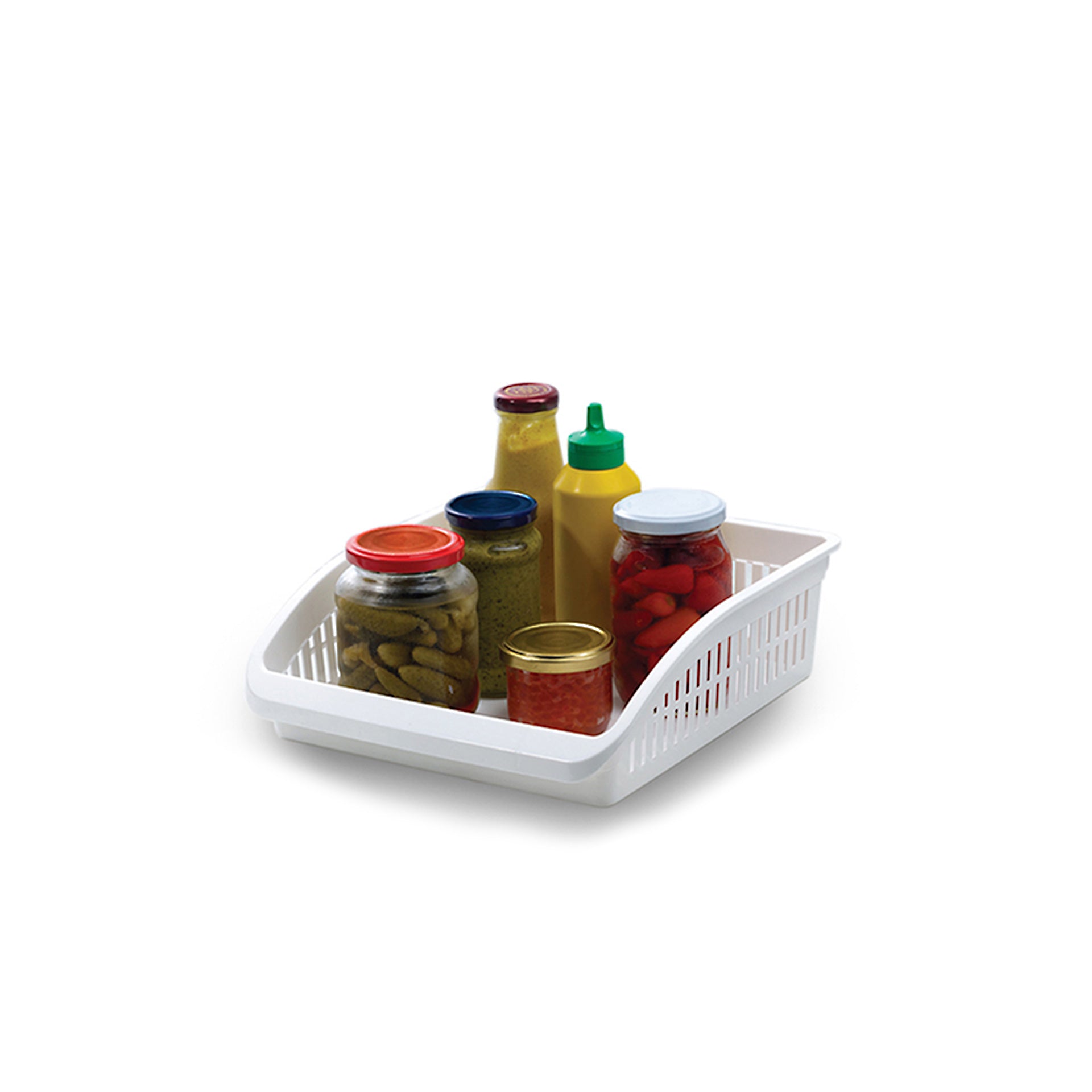 Organizador de cocina de plástico blanco Gondol