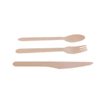 HKH Pack 24 Cubiertos Madera