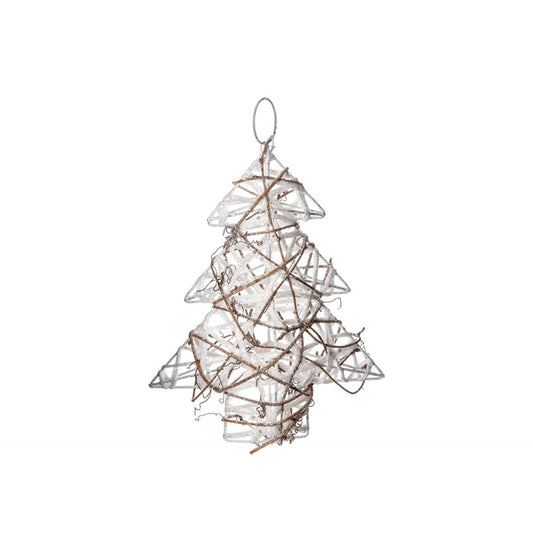 Árvore de Natal Decorativa em Vime