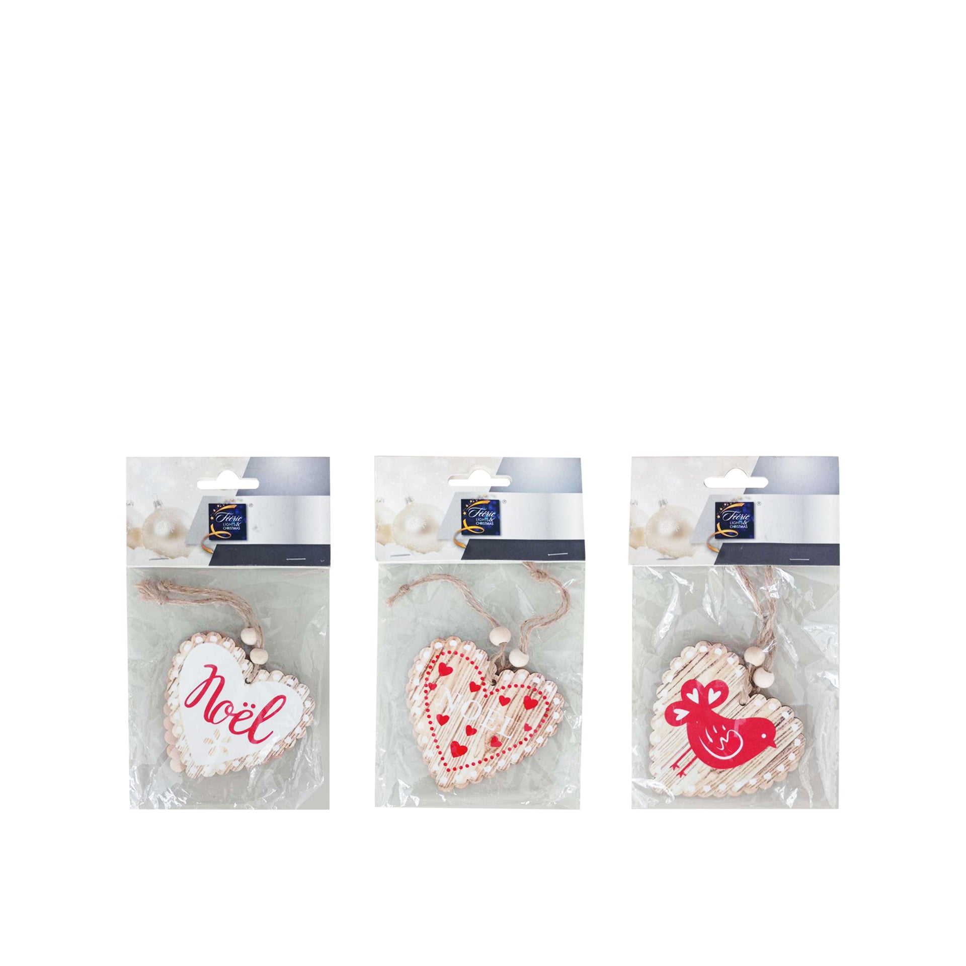 Pack 2 Colgantes Decorativos de Madera