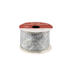 Fita Prateada Natal 5 cm x 2,75 m