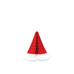 Gorro Natal Decorativo Papel 3D