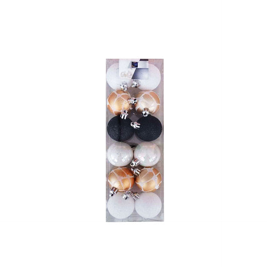 Pack 12 Bolas Natal Sortidas 40 mm