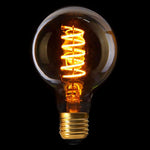 Lâmpada Led Espiral G80 E27 125 Lumens Âmbar 2W=40W